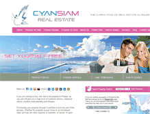 Tablet Screenshot of cyansiam.com